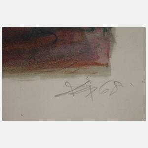 Prof. Otto Dix, "Katze im Mohnfeld“