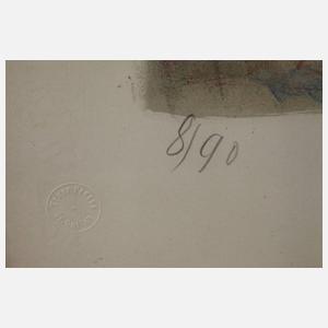 Prof. Otto Dix, "Katze im Mohnfeld“