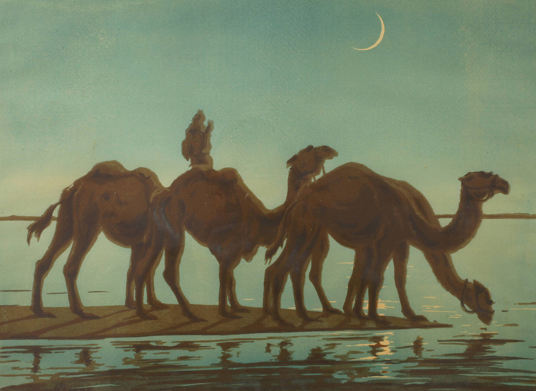 Vadim Dmitrievitch Falileeff, Kamele am See