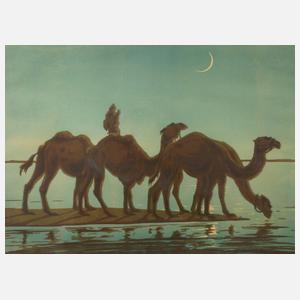 Vadim Dmitrievitch Falileeff, Kamele am See