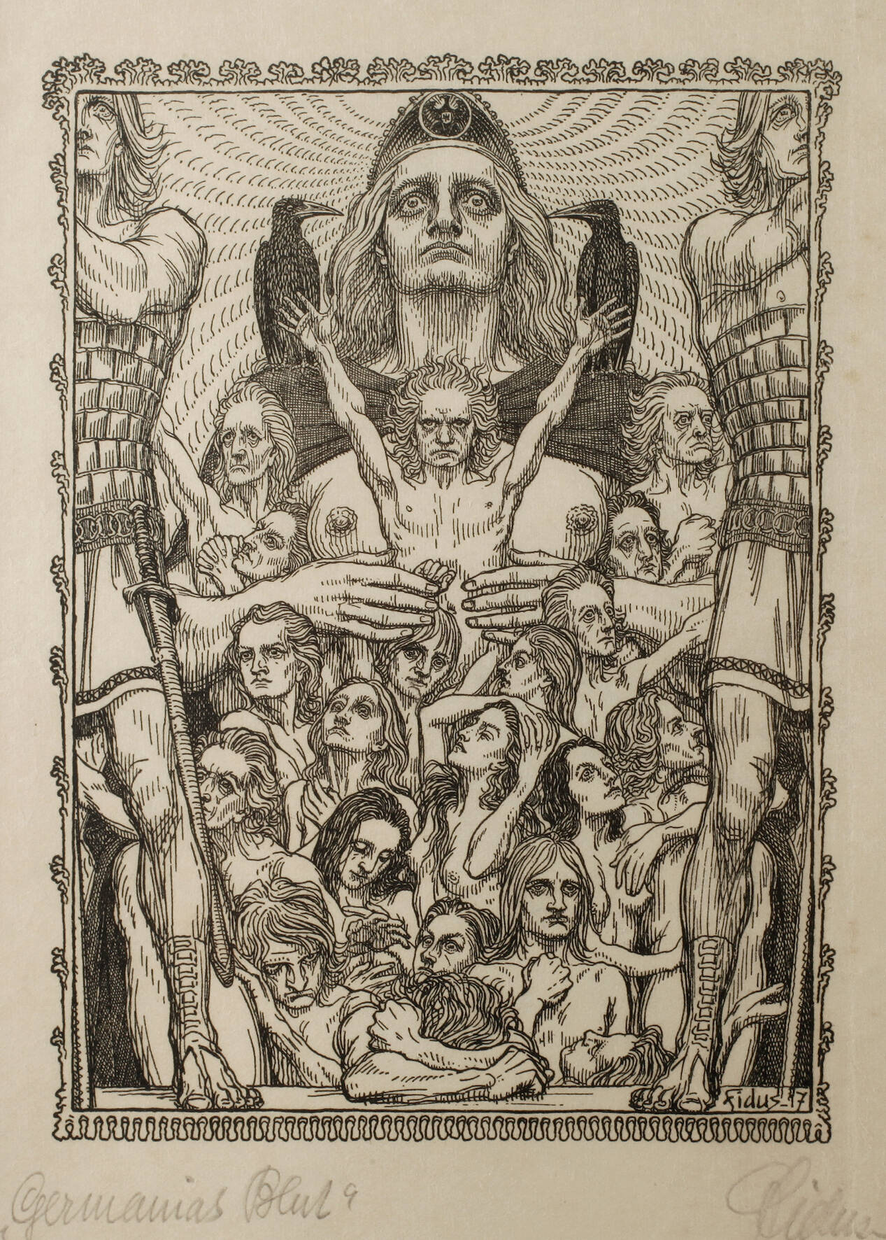 Fidus, "Germanias Blut"