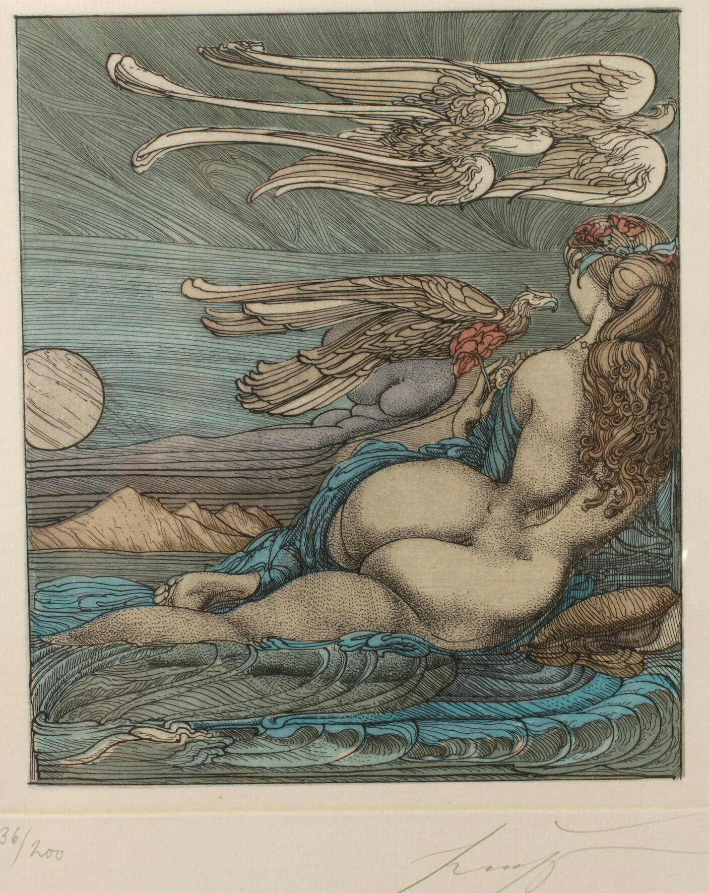Prof. Ernst Fuchs, Venus und Adler