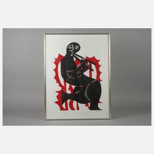 HAP Grieshaber, "Pan in Dornen"