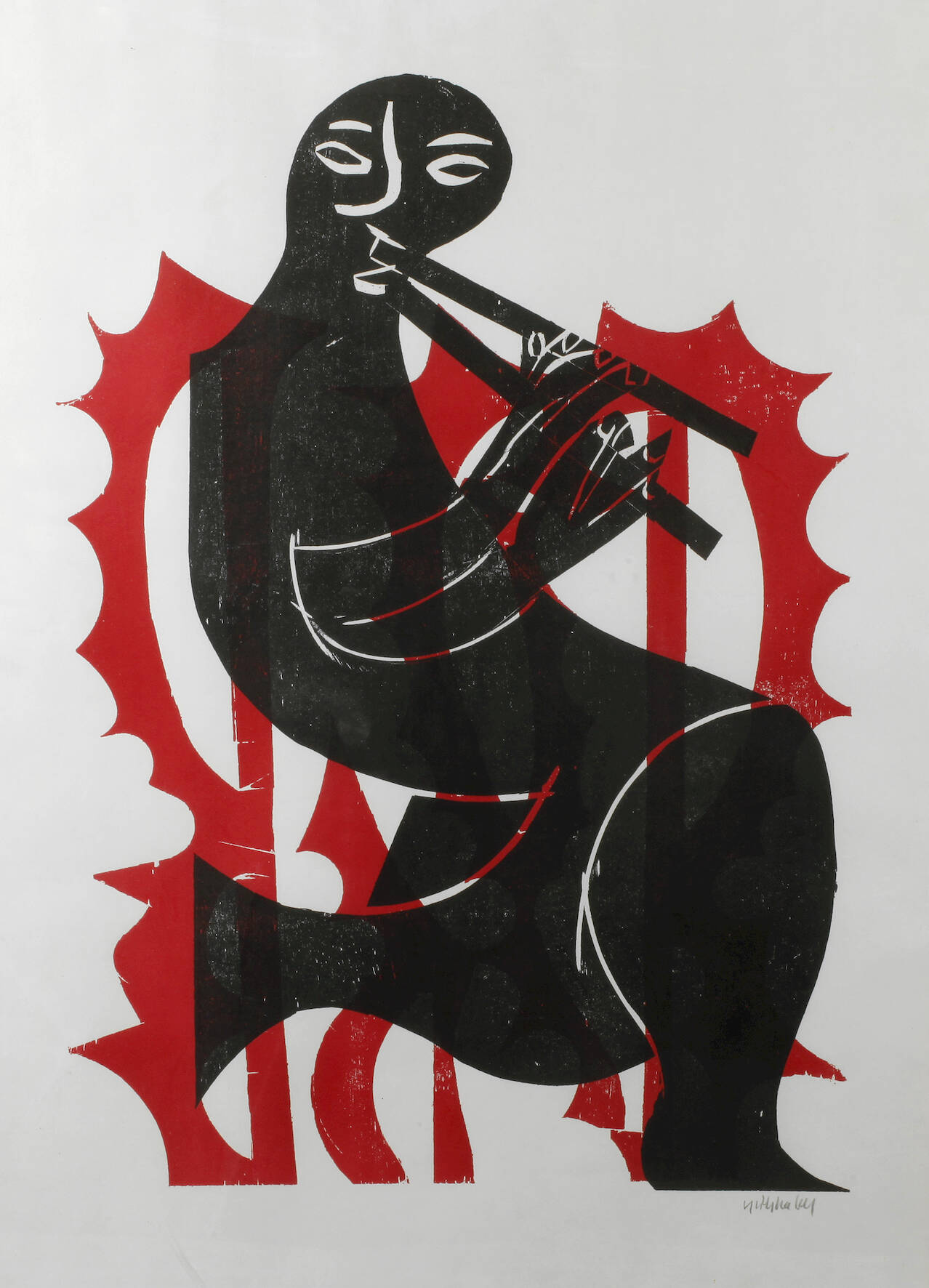 HAP Grieshaber, "Pan in Dornen"