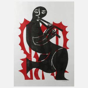 HAP Grieshaber, "Pan in Dornen"