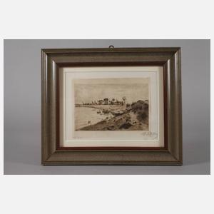 Prof. Theodor Hagen, Am Ufer