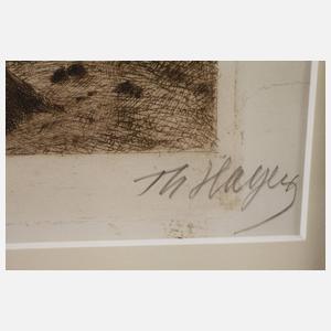 Prof. Theodor Hagen, Am Ufer