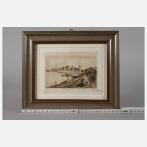 Prof. Theodor Hagen, Am Ufer