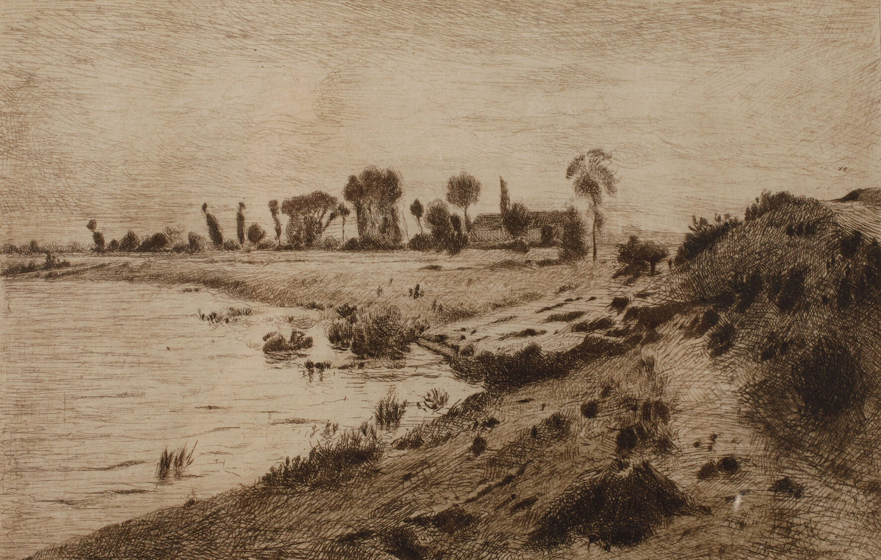 Prof. Theodor Hagen, Am Ufer