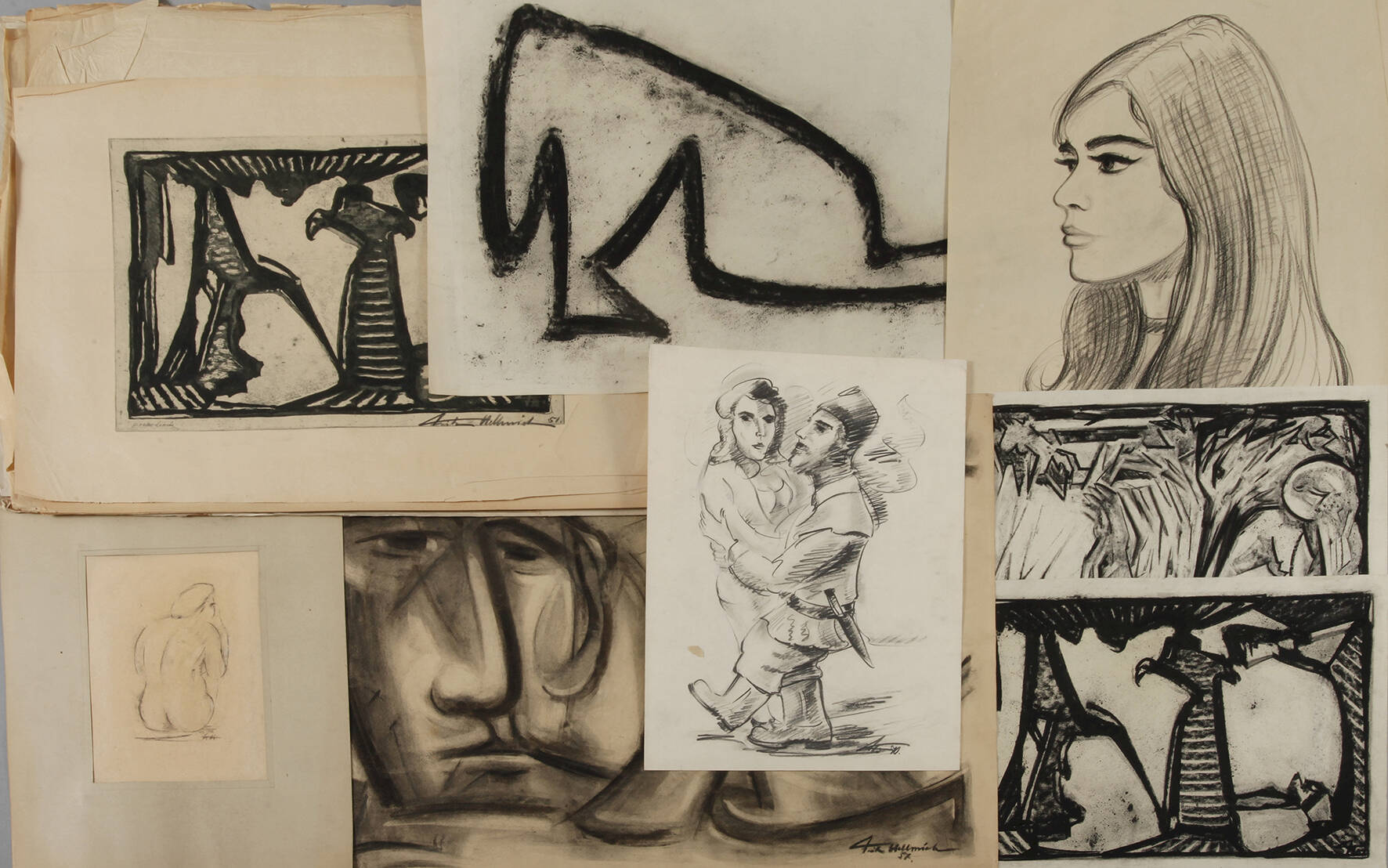 Mappe Fritz Hellmich, Teilnachlass