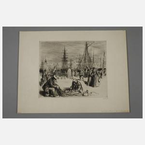 Charles Huard, "Quai in Marseille"