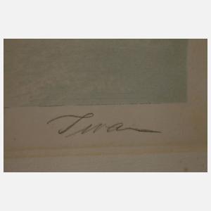 Friedrich Iwan, "Hütten am Hang"