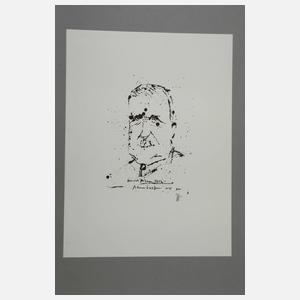 Horst Janssen, Sammlung Schriftstellerportraits