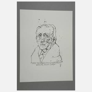 Horst Janssen, Sammlung Schriftstellerportraits