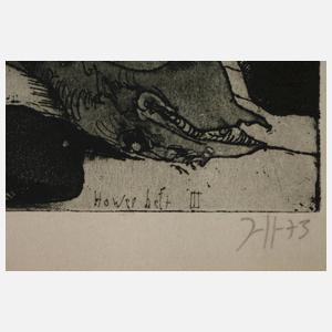 Horst Janssen, "F. Bettina"