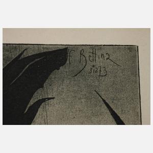 Horst Janssen, "F. Bettina"