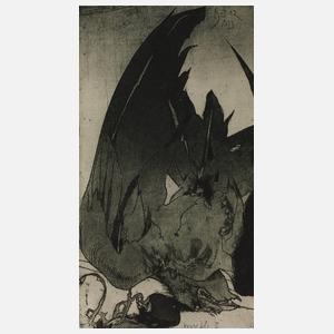 Horst Janssen, "F. Bettina"