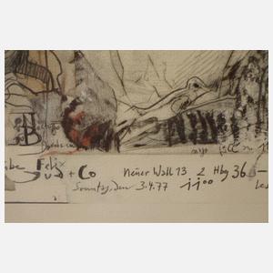 Horst Jansen, Selbstbildnis