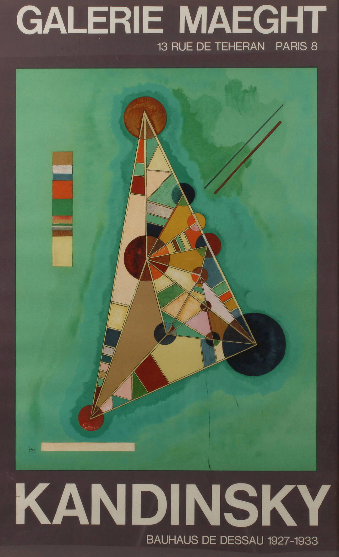 Plakat Wassily Kandinsky der Galerie Maeght