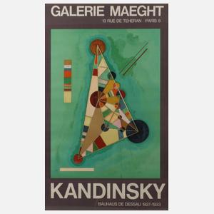 Plakat Wassily Kandinsky der Galerie Maeght