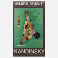 Plakat Wassily Kandinsky der Galerie Maeght111