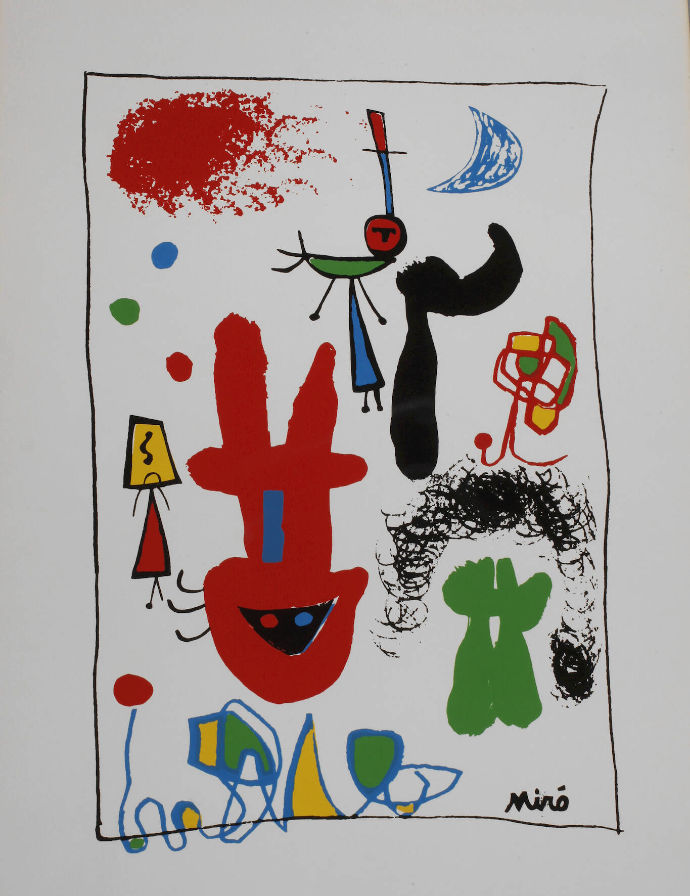 Joan Miró, Abstrakte Komposition