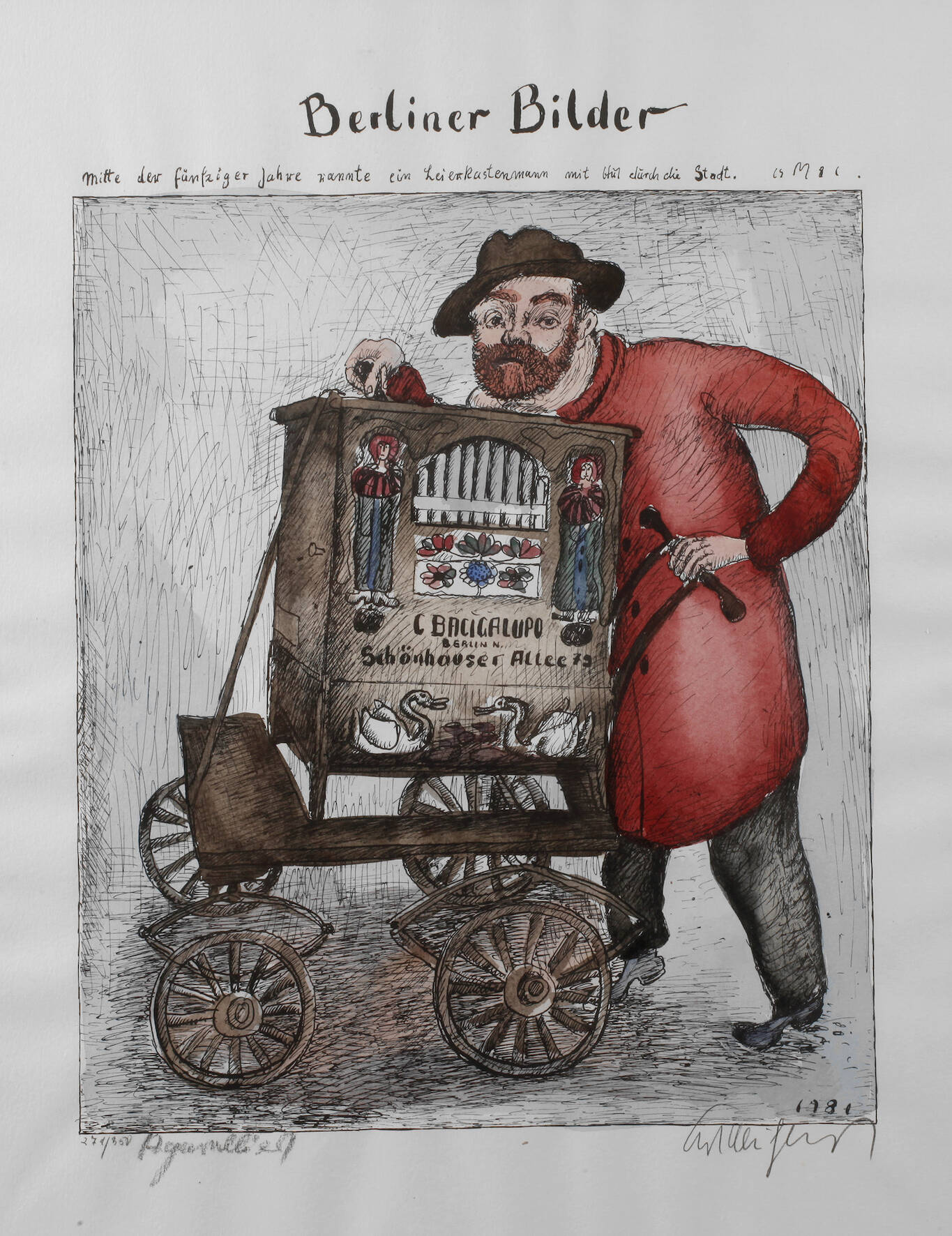 Kurt Mühlenhaupt, Leierkastenmann