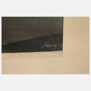 Prof. Hugo Noske, Einsamer Fischer