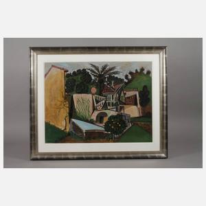 Pablo Picasso, Blick in den Garten