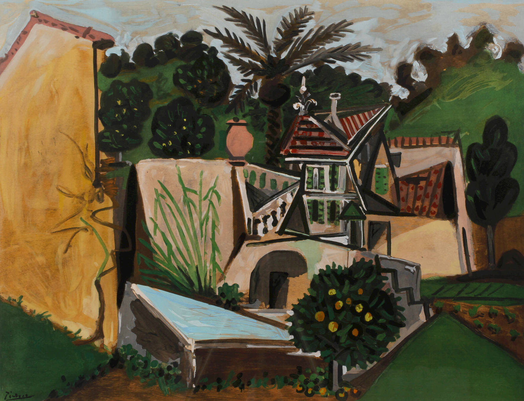 Pablo Picasso, Blick in den Garten
