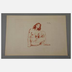 Richard Scheibe, Mappe "Acht Aktzeichnungen"