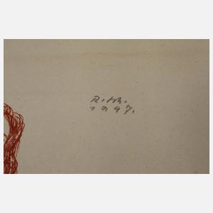 Richard Scheibe, Mappe "Acht Aktzeichnungen"