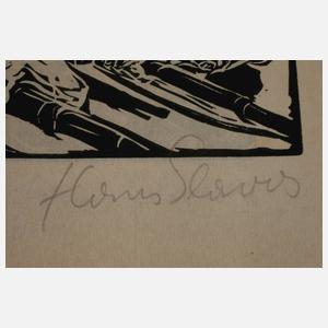 Hans Slavos, Mappe "Mensch gegen Mensch"