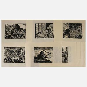 Hans Slavos, Mappe "Mensch gegen Mensch"