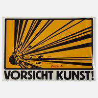 Prof. Klaus Staeck, Plakat "Vorsicht Kunst"111