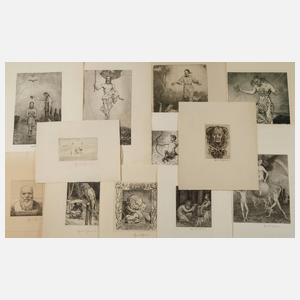 Prof. Hans Thoma, Sammlung Radierungen