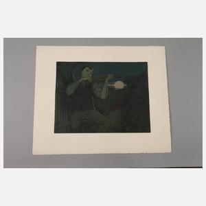 Prof. Hans Thoma, "Mondscheingeiger"