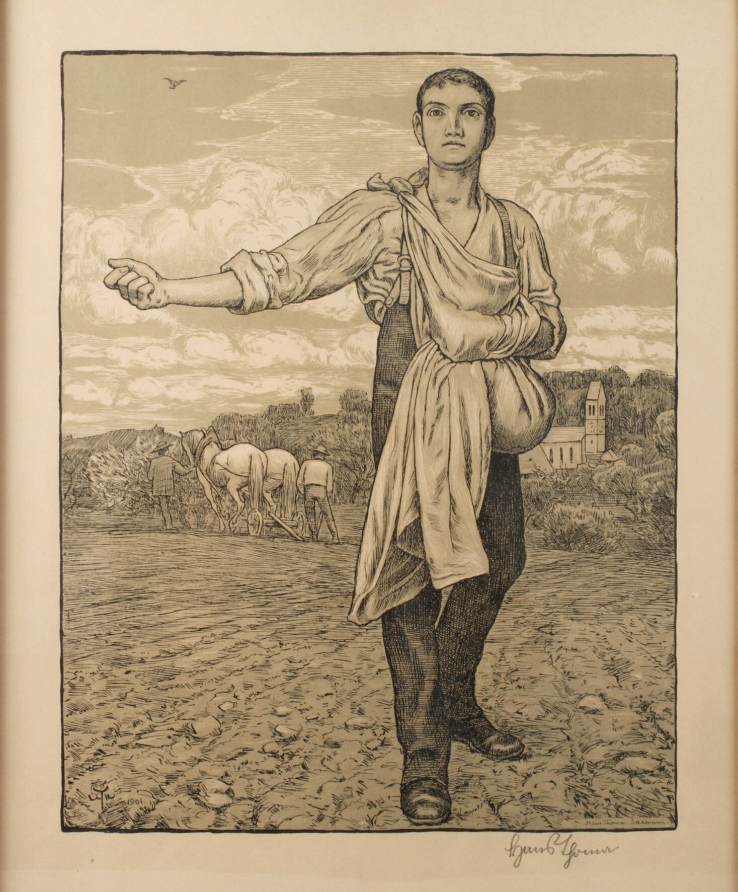 Prof. Hans Thoma, "Sämann"