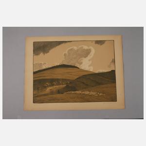 Hans von Volkmann, "Wolken übern Berg"