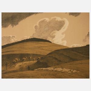 Hans von Volkmann, "Wolken übern Berg"