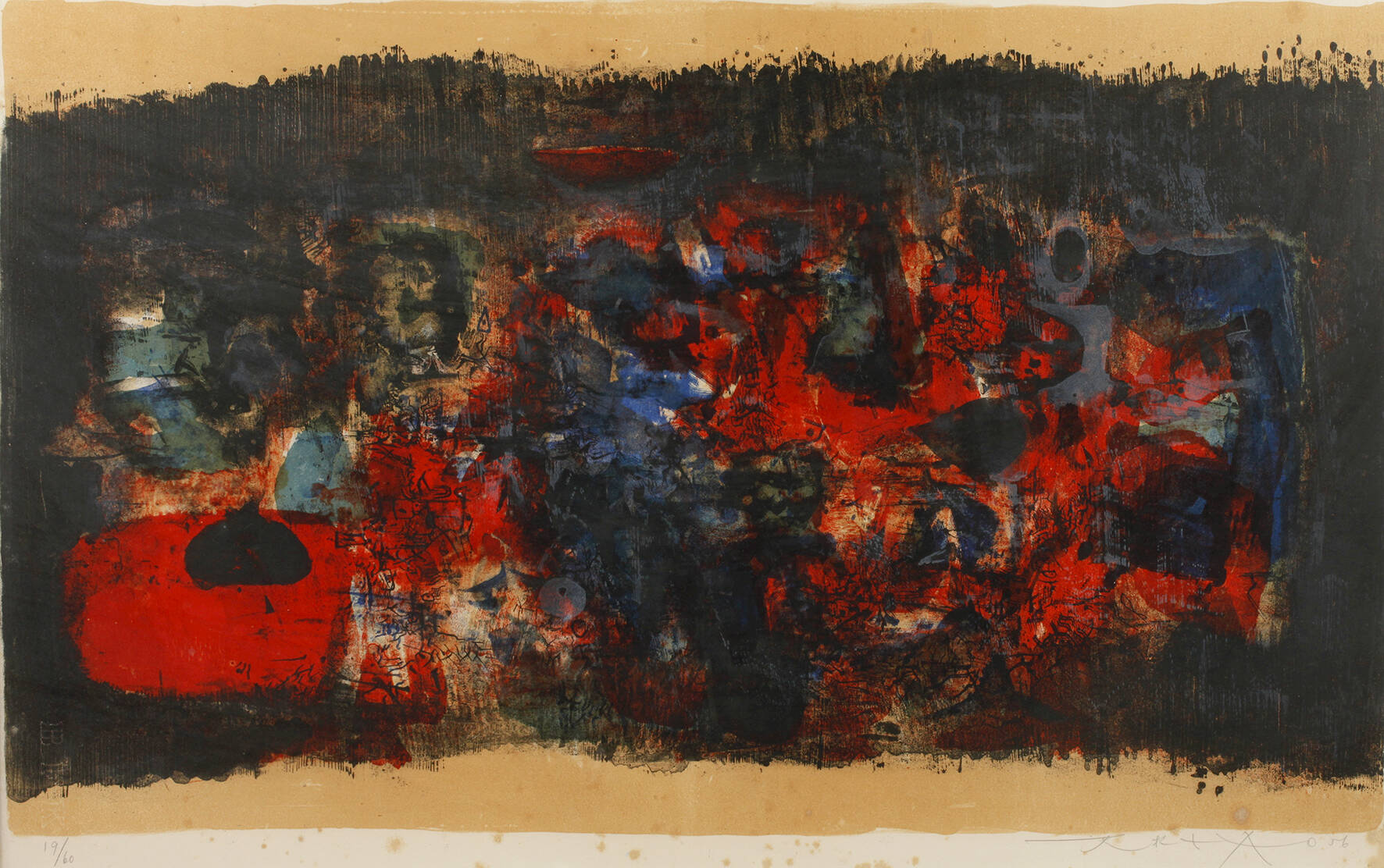 Zao Wou-Ki , Informelle Komposition