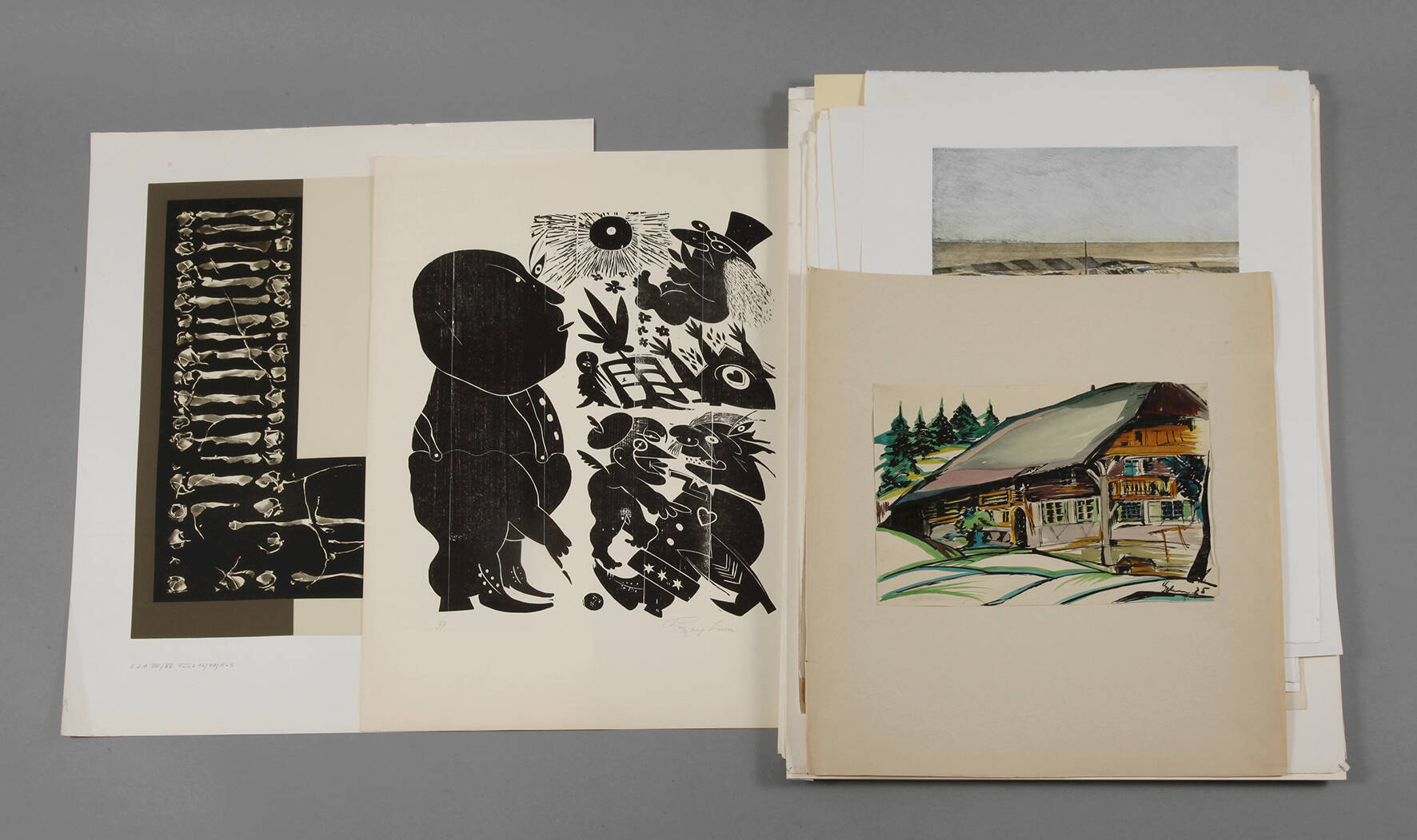 Konvolut Künstlergraphik