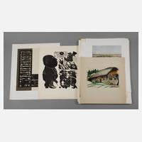 Konvolut Künstlergraphik111