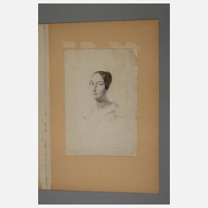 Paul Delaroche, attr., Damenportrait