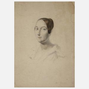 Paul Delaroche, attr., Damenportrait