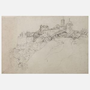 Philipp Heinel, Ansicht Burg Rabenstein