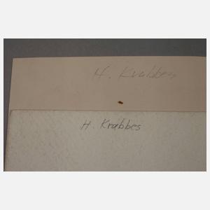 Hermann Krabbes, attr., Pompeji und Wassermühle