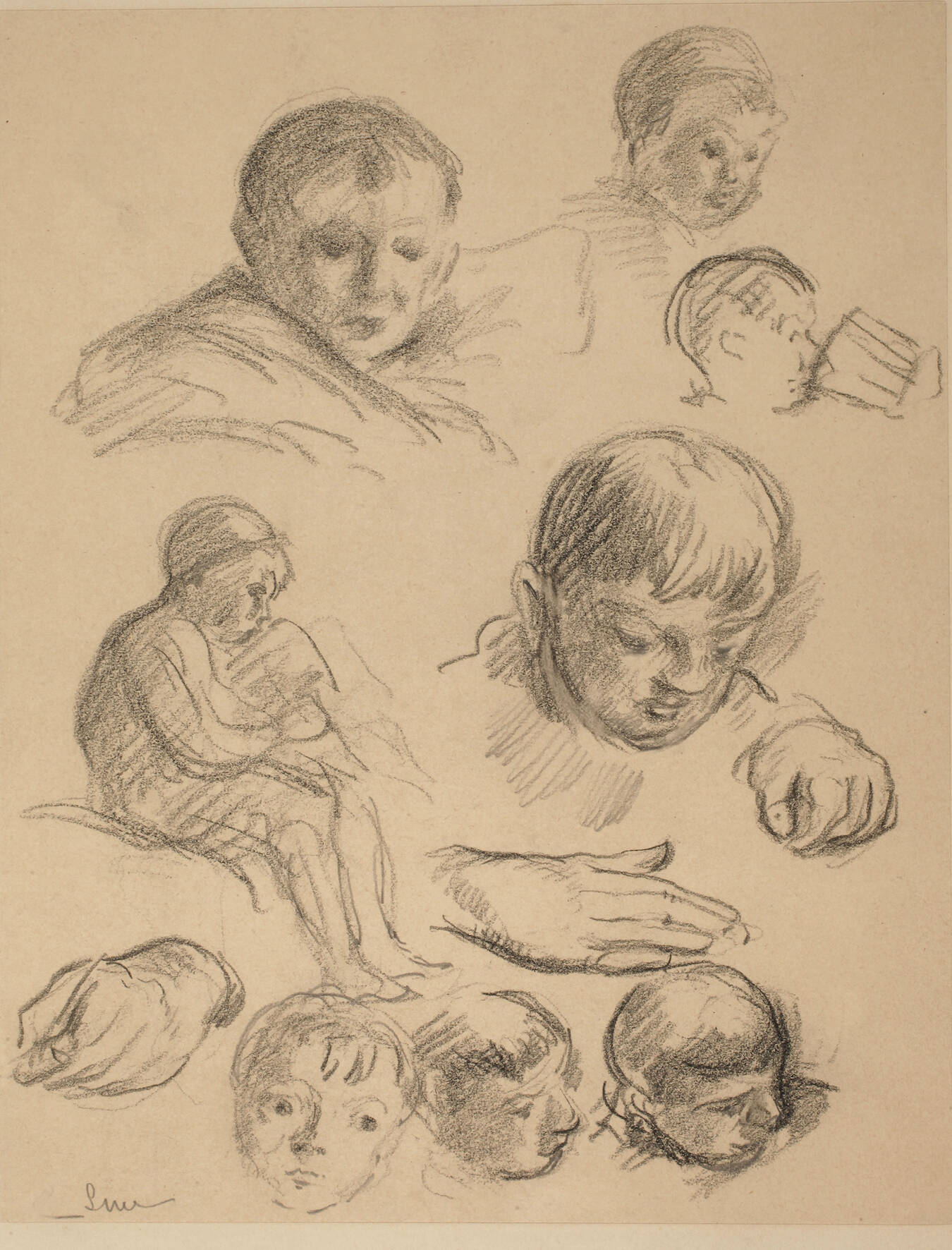 Maximilien Luce, Kinderbildnisse