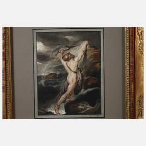 Sigismondo Nappi, Aias erklimmt einen Felsen