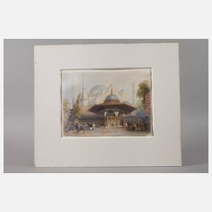 David Roberts attr., Schadirwan vor Hagia Sophia